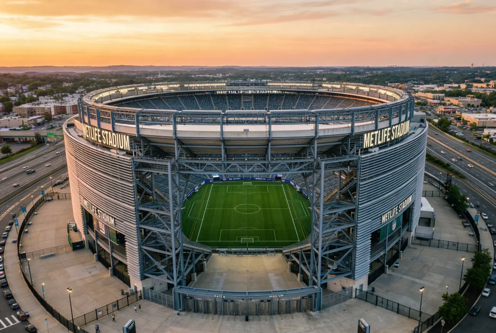 MetLife Stadium in East Rutherford, New Jersey, host of the 2026 World Cup final