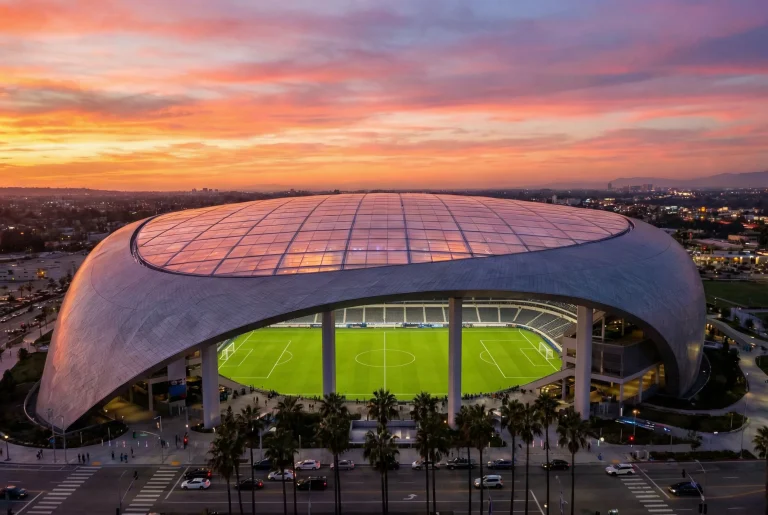 SoFi Stadium in Inglewood, Los Angeles, venue for the All Whites' World Cup 2026 opening match